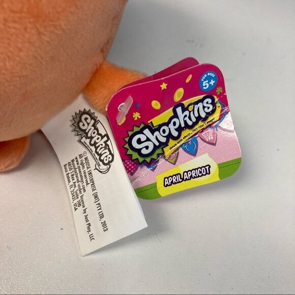 SHOPKINS April Apricot NWT 5” Plush - Picture 2 of 7